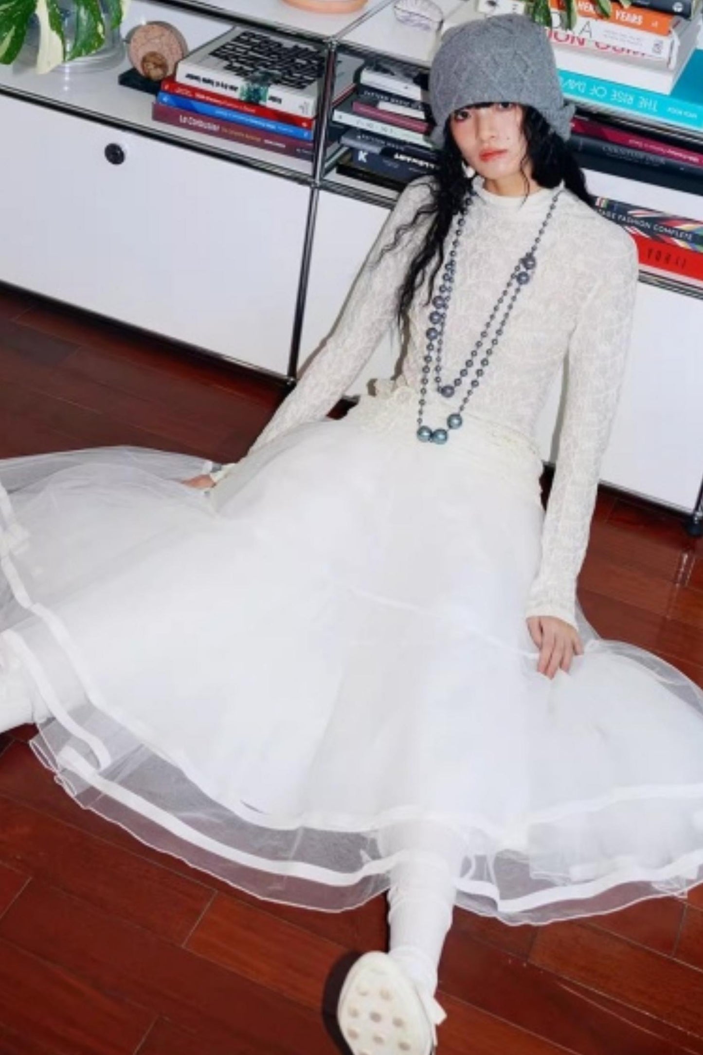 Split Knitted Base Layer Top