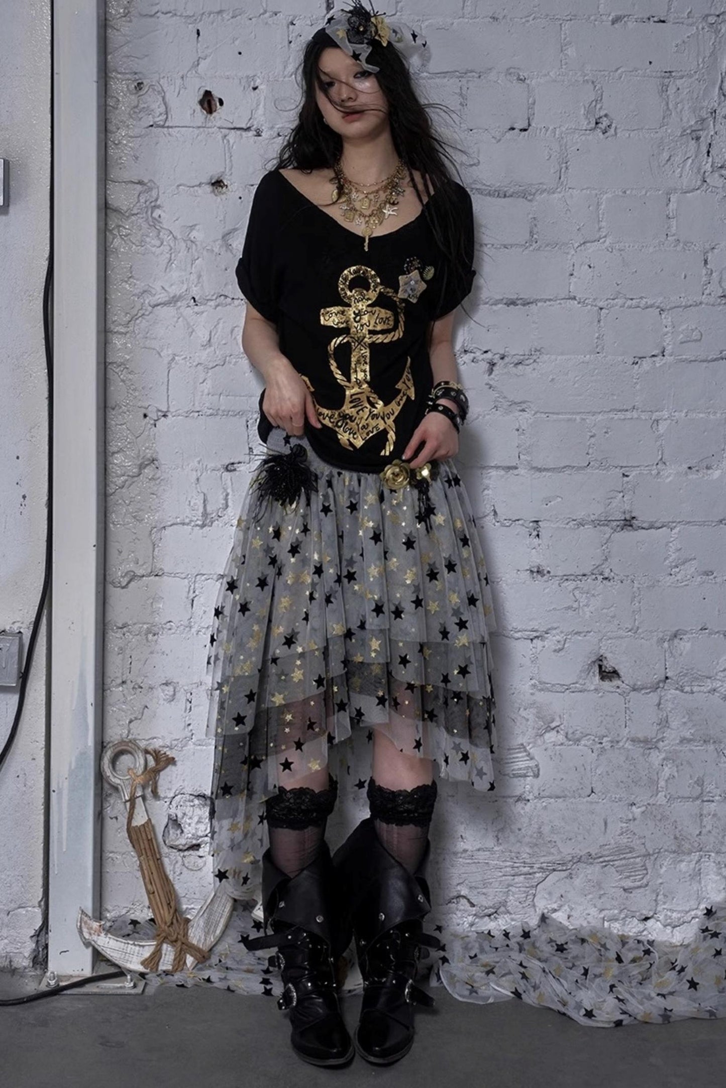 Dreamy Mesh Bustier Gown Dress