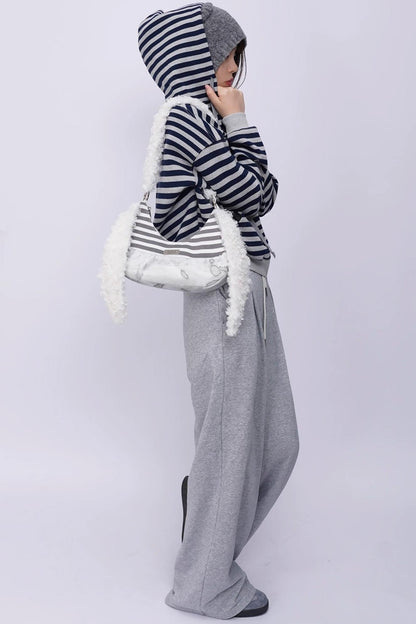 Rabbit Plush Crossbody Bag