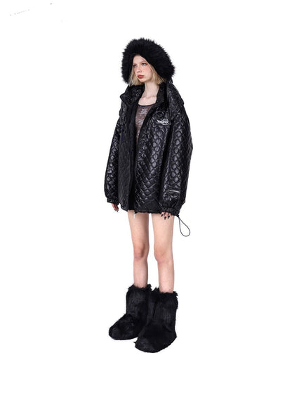 Fox Fur Loose Genderless Cotton Jacket