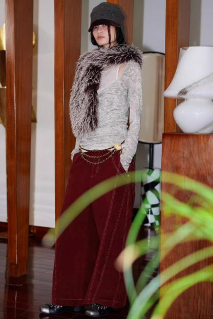 Vintage Acetate Knitted Top