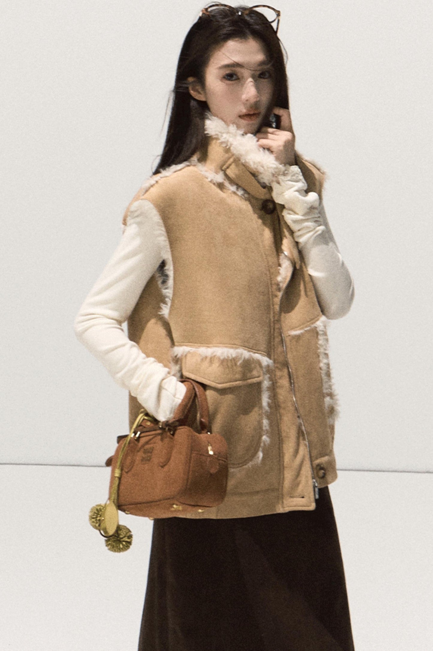 Wool Slim-Fit Lace Top