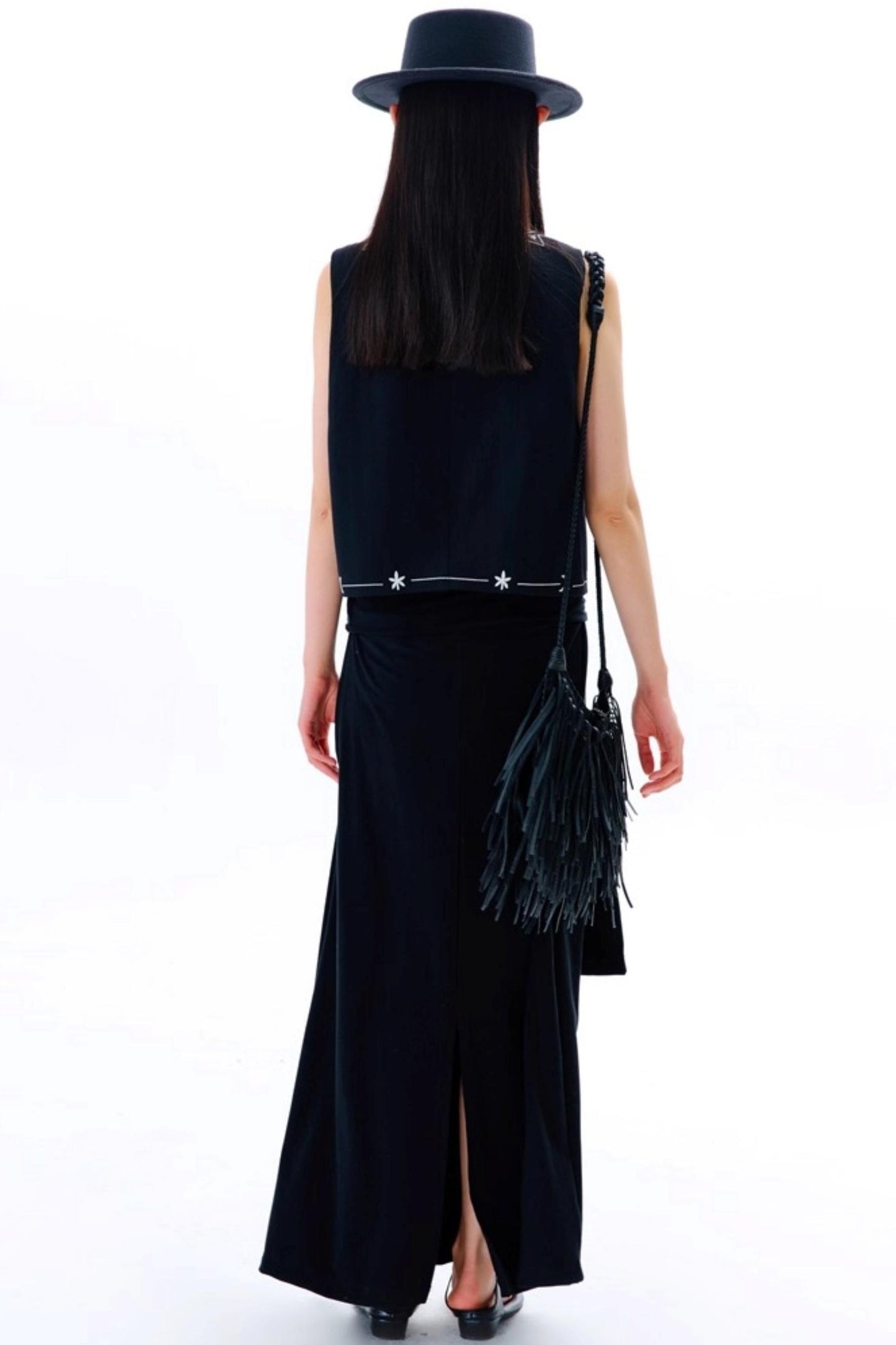 Bright Star Vintage Bird Embroidery Wool Jacket Set-Up