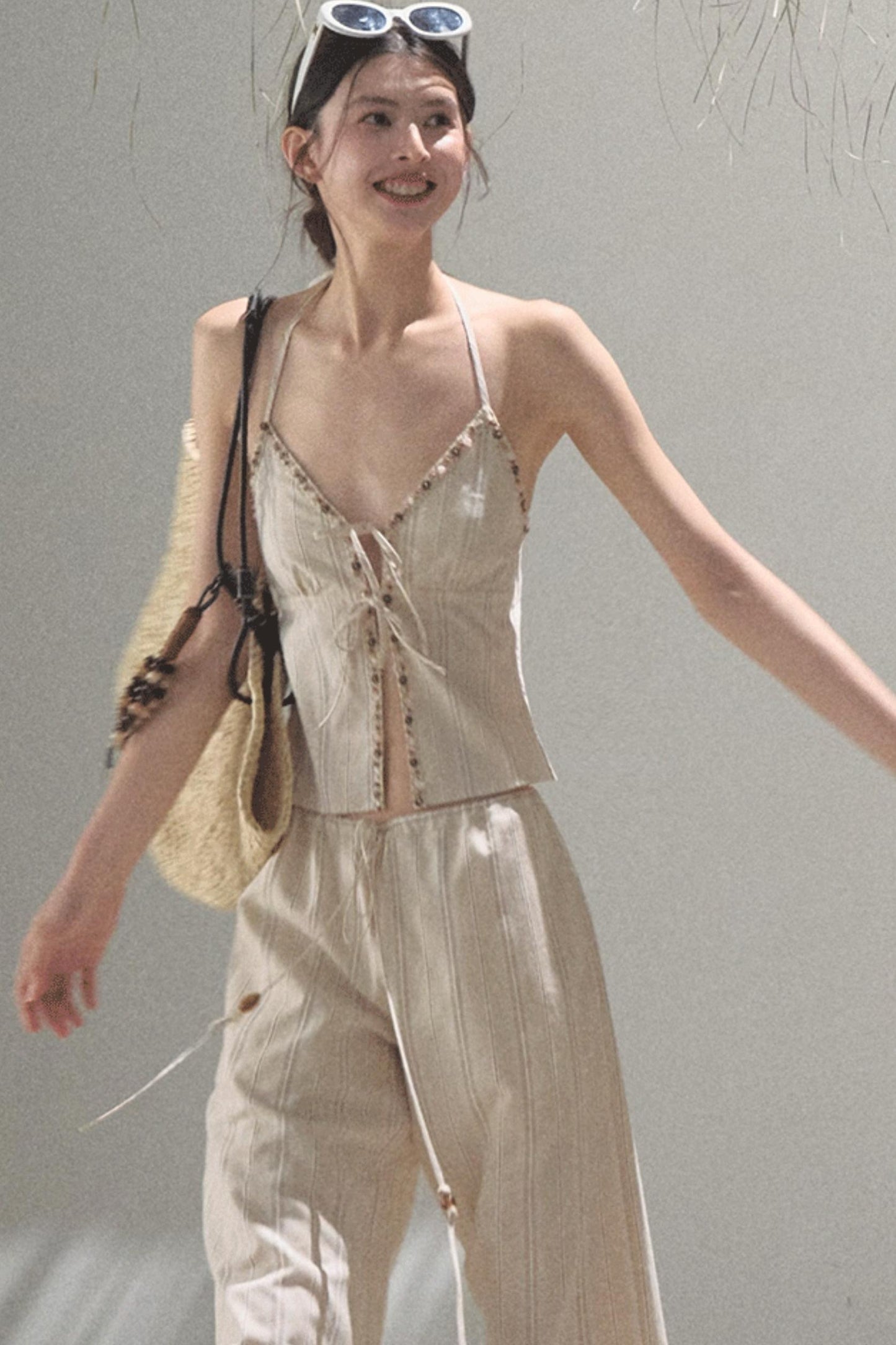 Amber Striped Pants Set-Up