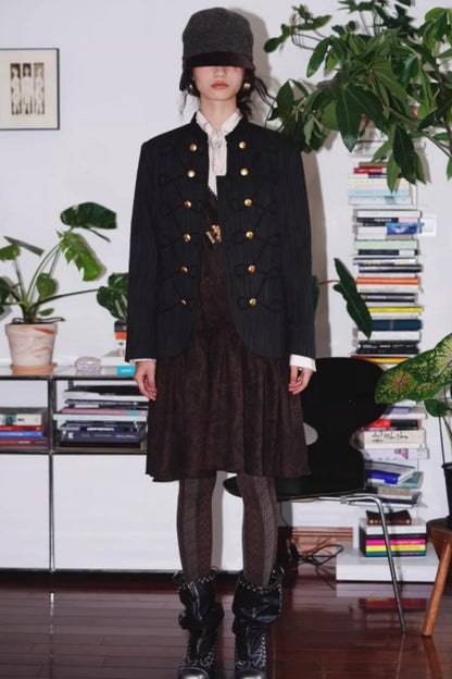 Vintage Suede Sleeveless Dress