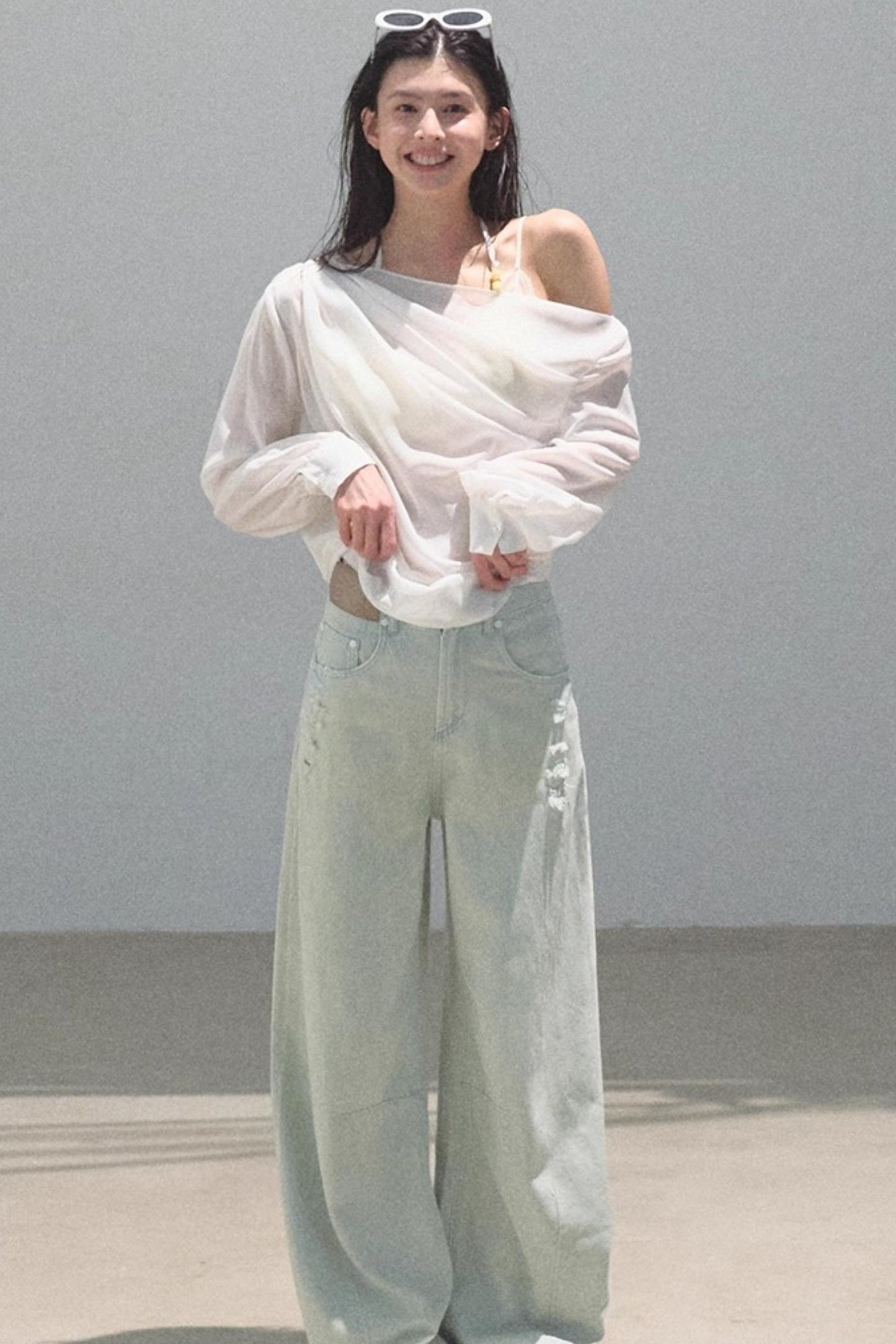 Angels Ripped Scimitar Jeans