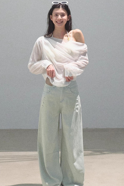 Angels Ripped Scimitar Jeans