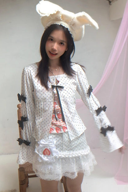 Happy Birthday Polka Dot Red Checkered Shirt