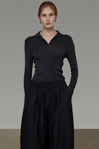 Slim Knitted Base Sweater