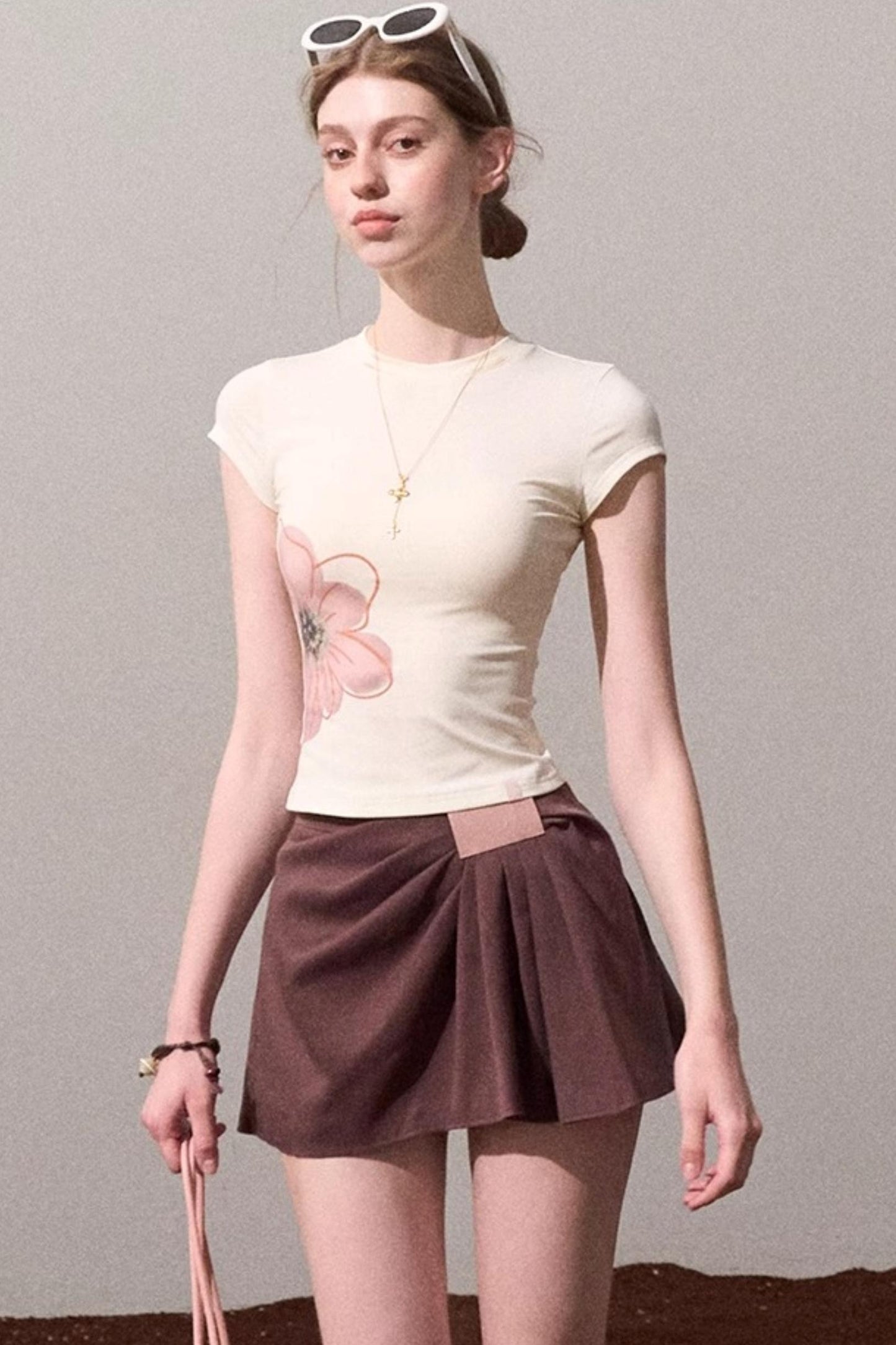 Begonia Bloom Slim Fit T-Shirt