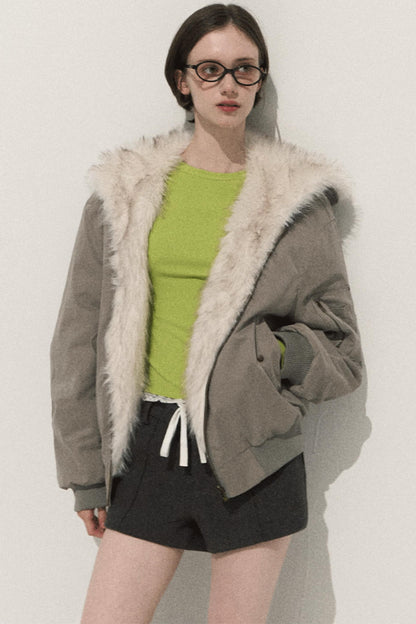 Night Pine Wool Shorts