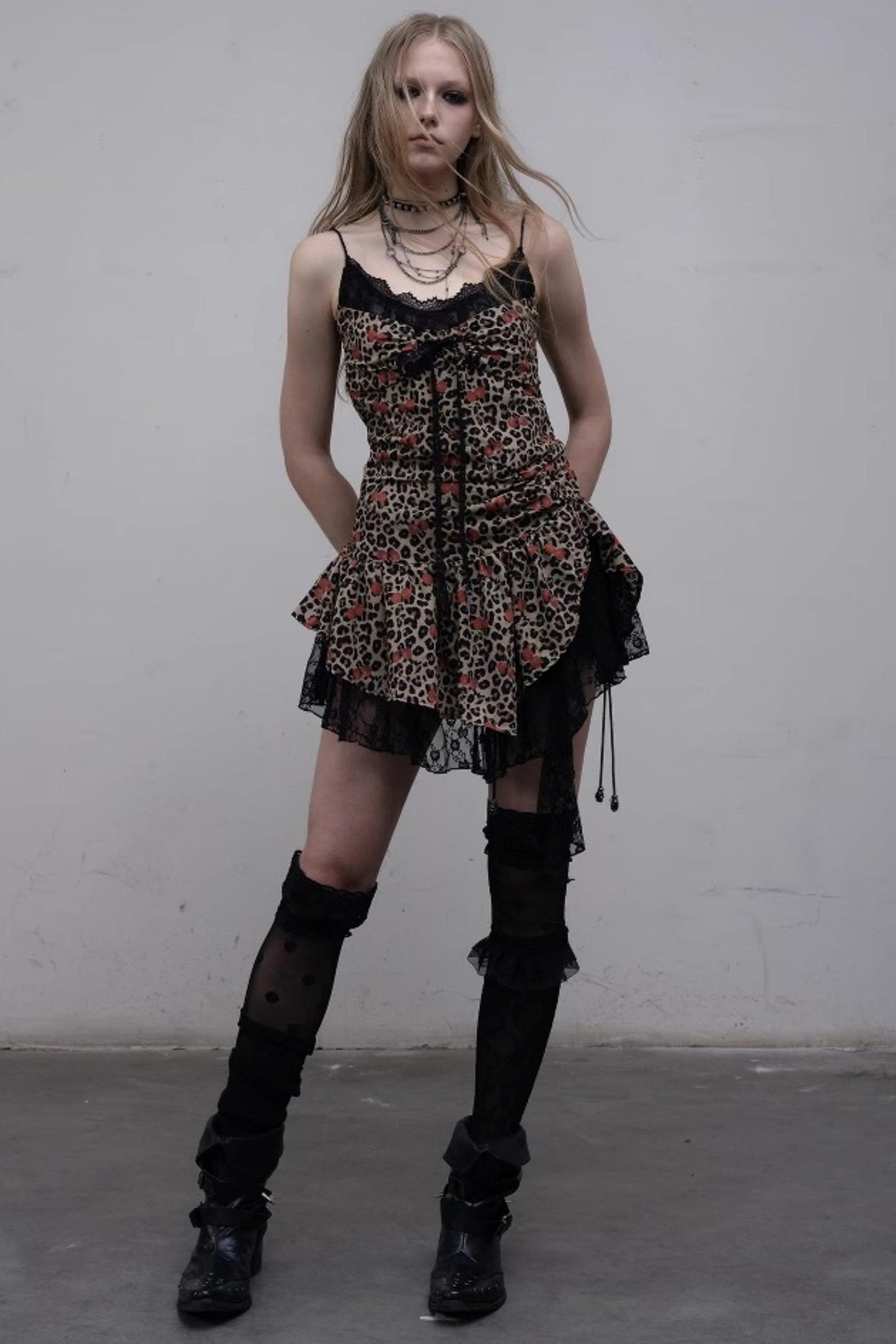 Heart Lace Camisole Dress