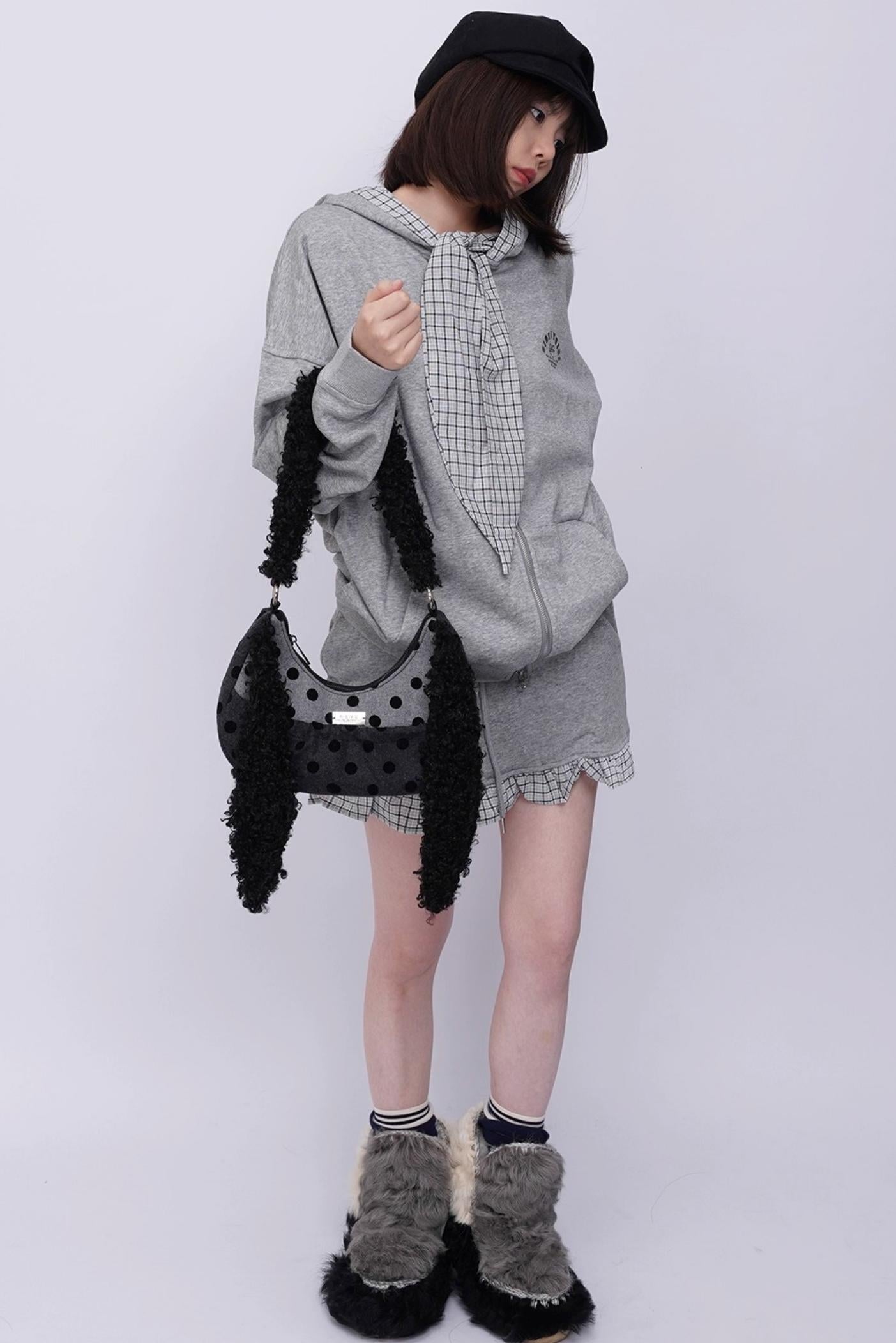 Rabbit Plush Crossbody Bag