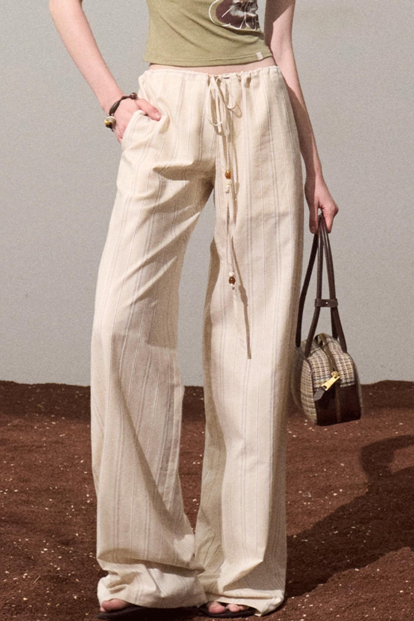 Amber Striped Pants Set-Up