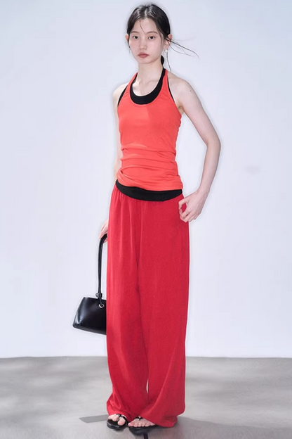 Layered U-Neck Camisole Top