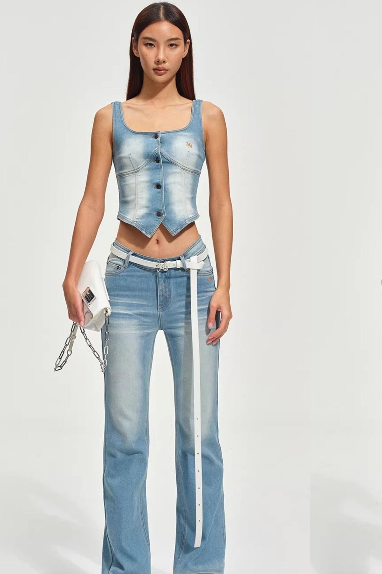 Wave Tencel Denim Pants