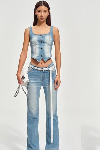 Wave Tencel Denim Pants