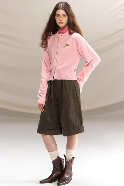 Seamless Wool Turtleneck Sweater