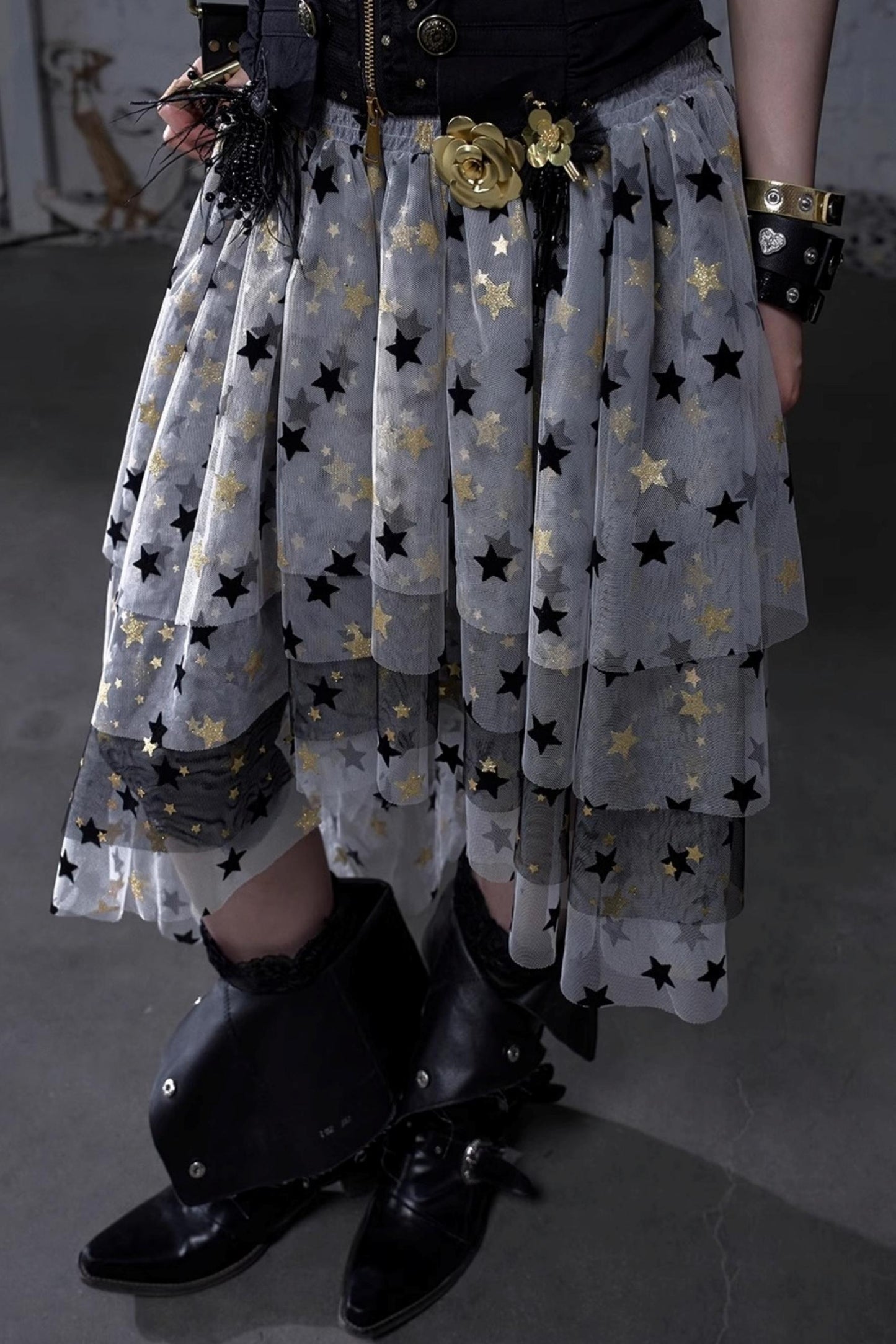 Dreamy Mesh Bustier Gown Dress