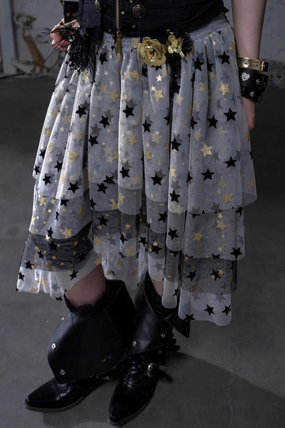 Dreamy Mesh Bustier Gown Dress