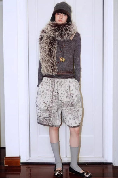 Vintage Acetate Knitted Top