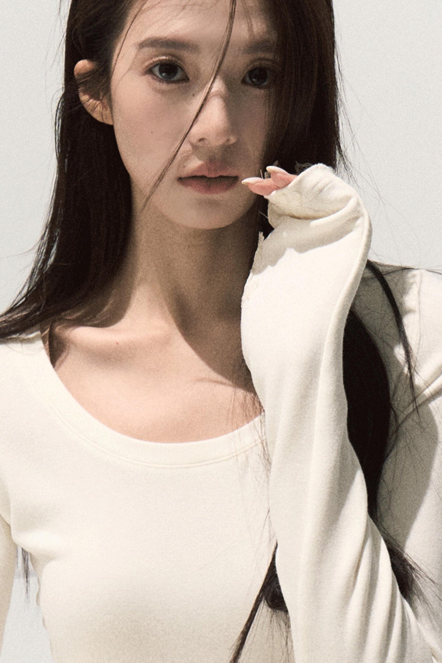 Wool Slim-Fit Lace Top