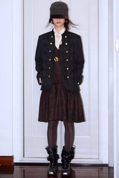 Vintage Suede Sleeveless Dress