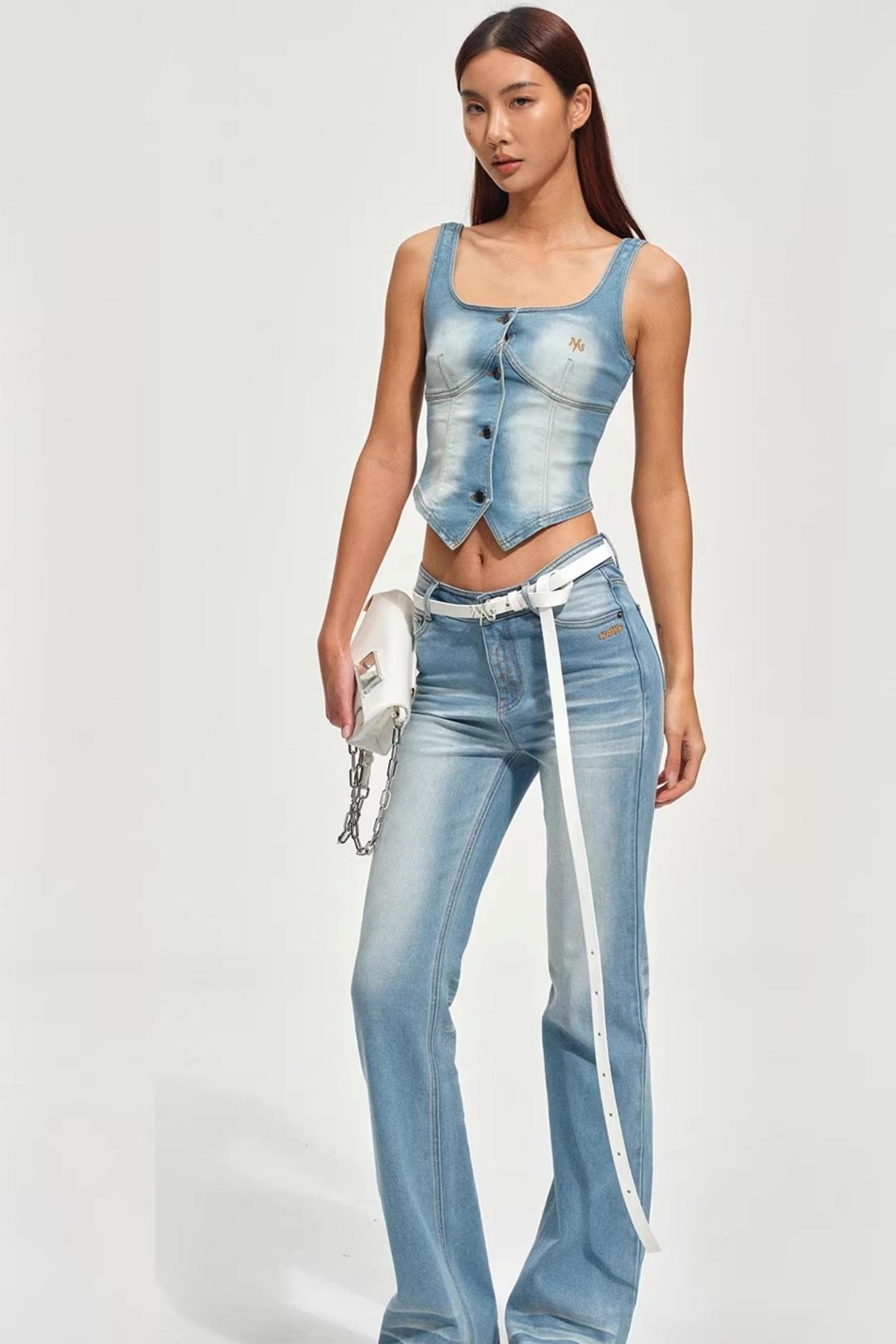 Wave Tencel Denim Pants