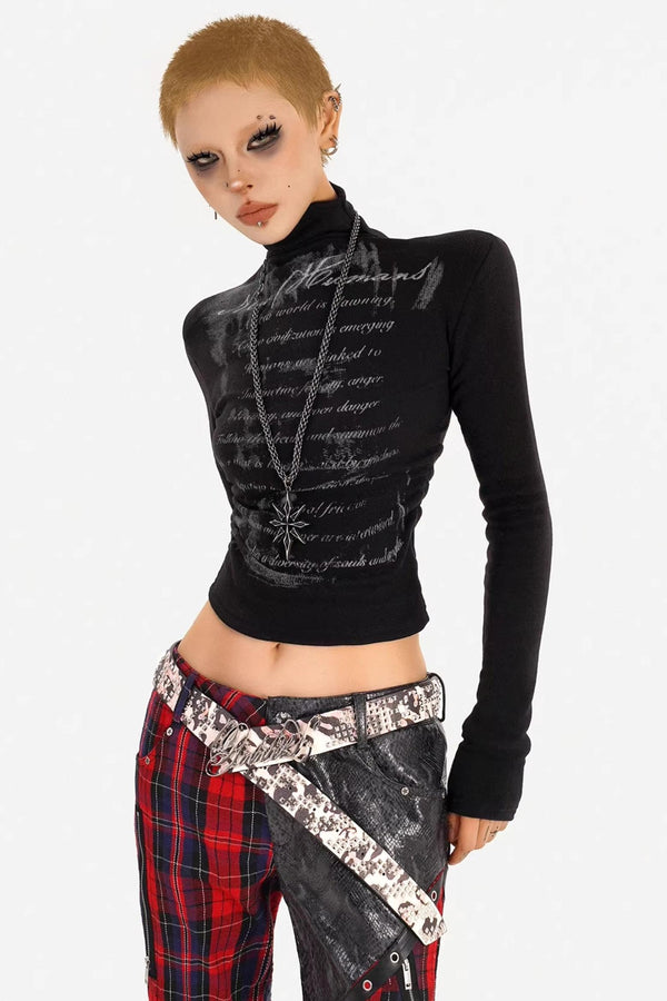 Winter Short Letter Top