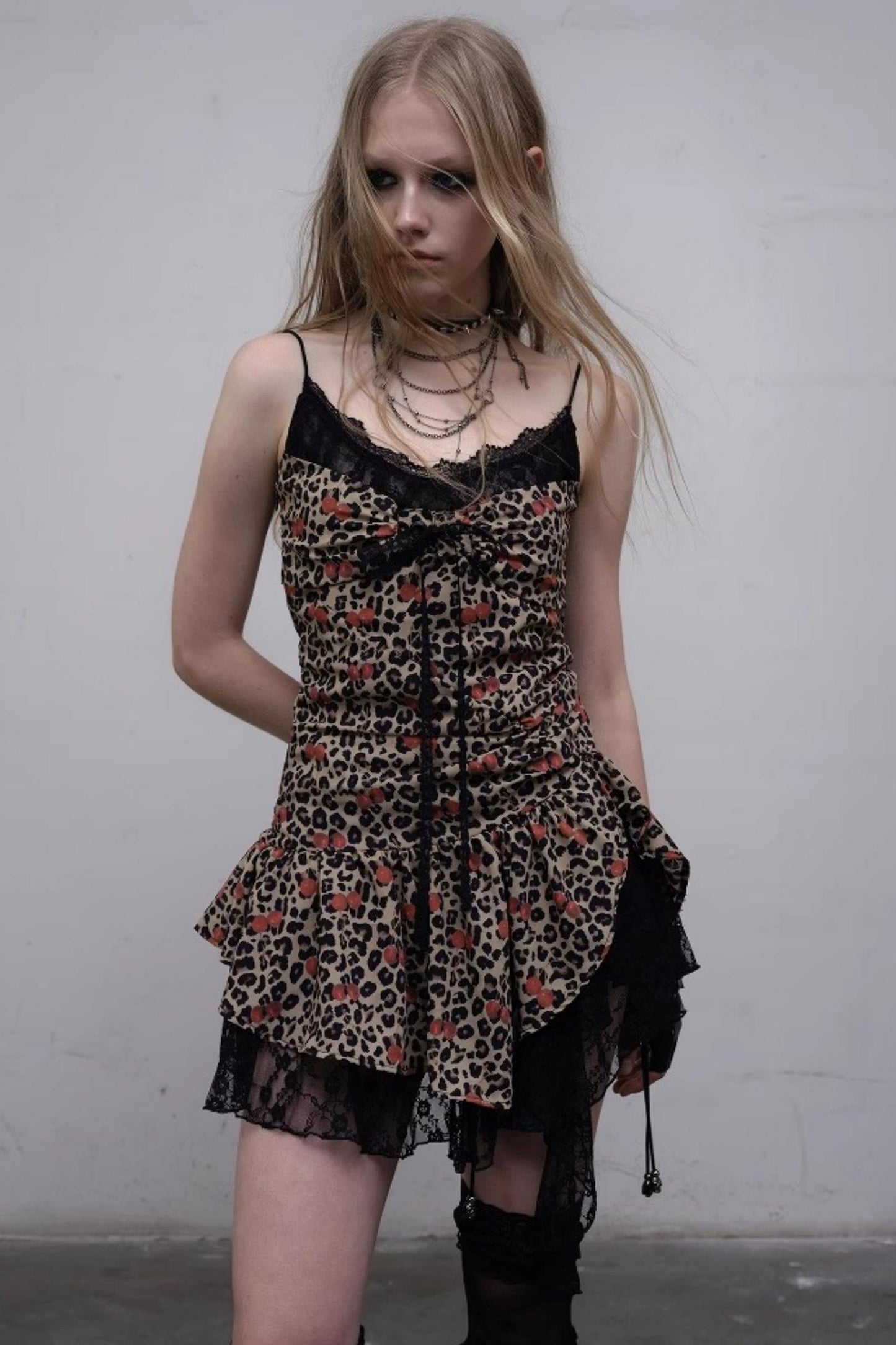 Heart Lace Camisole Dress