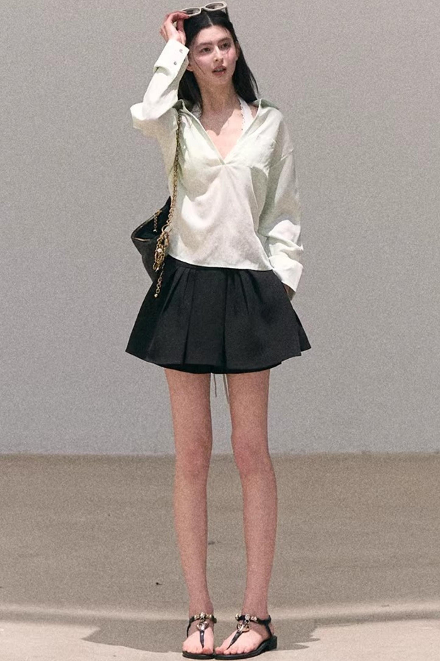 Lace-Trimmed Halter Neck Camisole