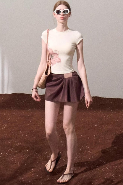 Begonia Bloom Slim Fit T-Shirt