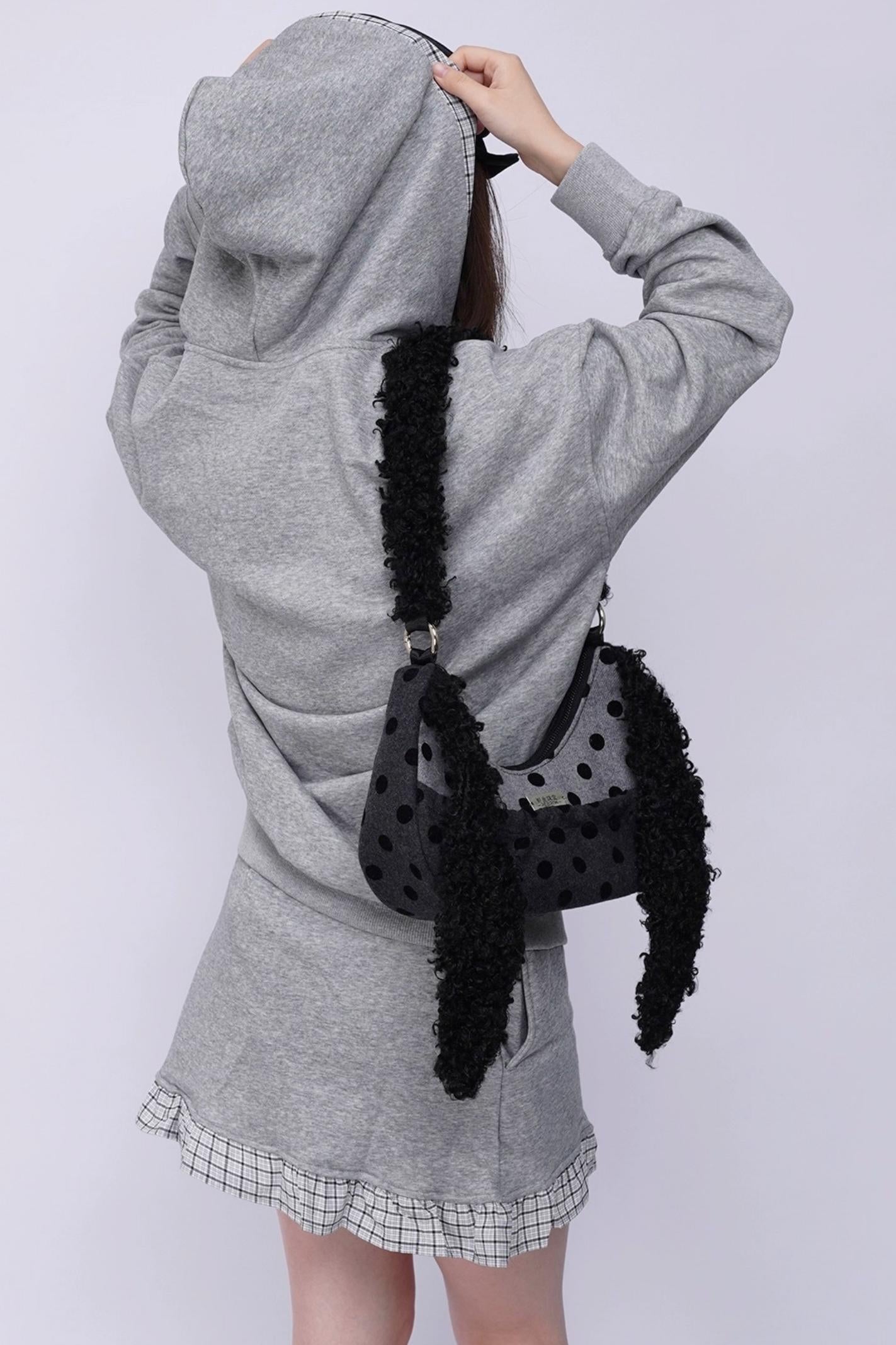 Rabbit Plush Crossbody Bag