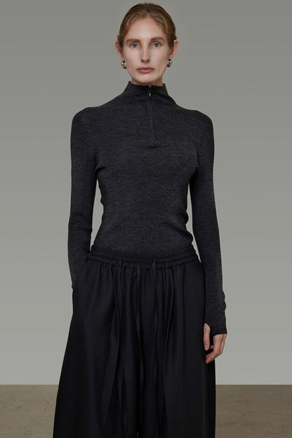 Slim Knitted Base Sweater