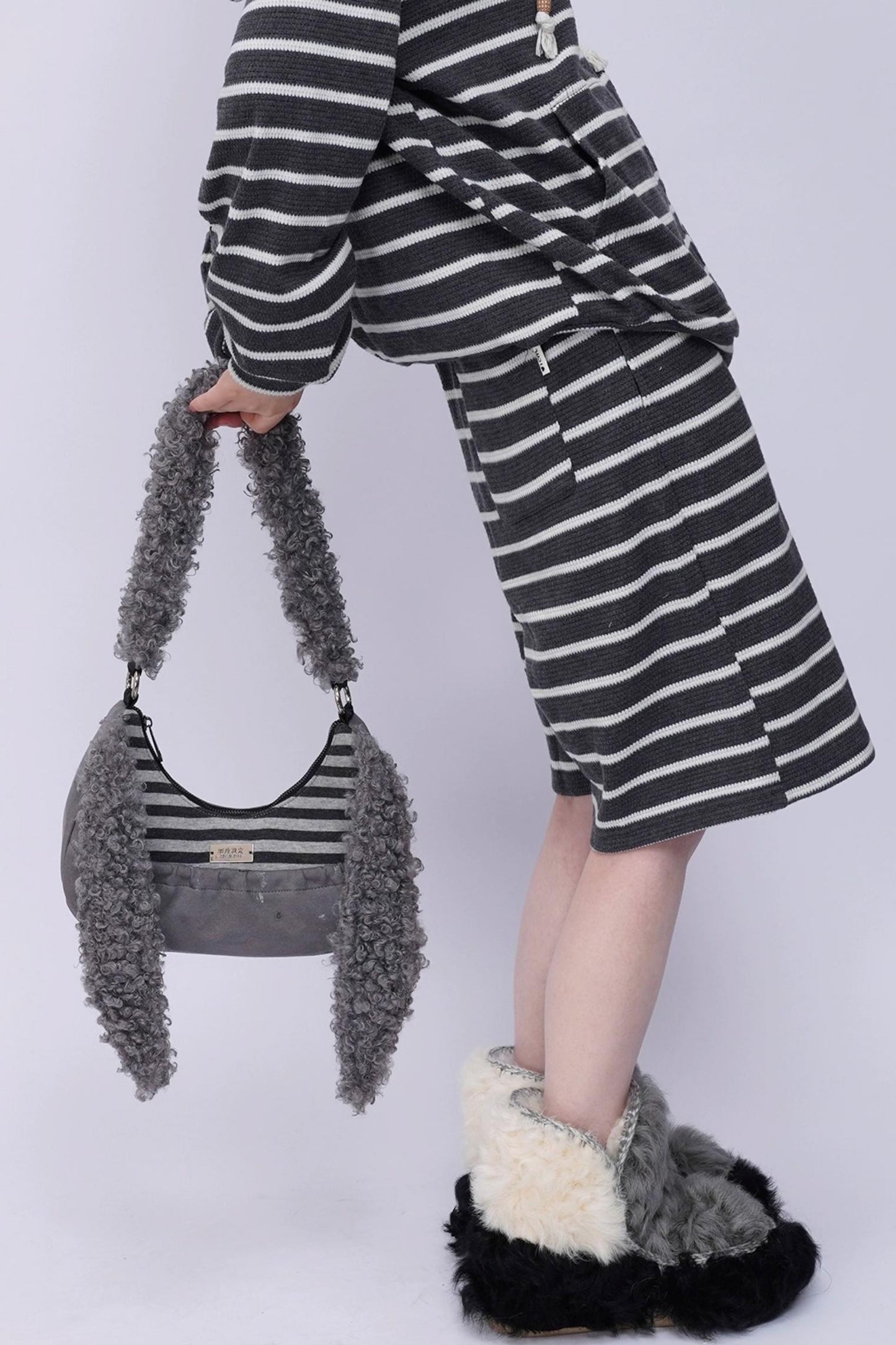 Rabbit Plush Crossbody Bag