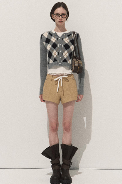 Night Pine Wool Shorts