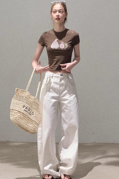 Rhinestone Halo Jeans