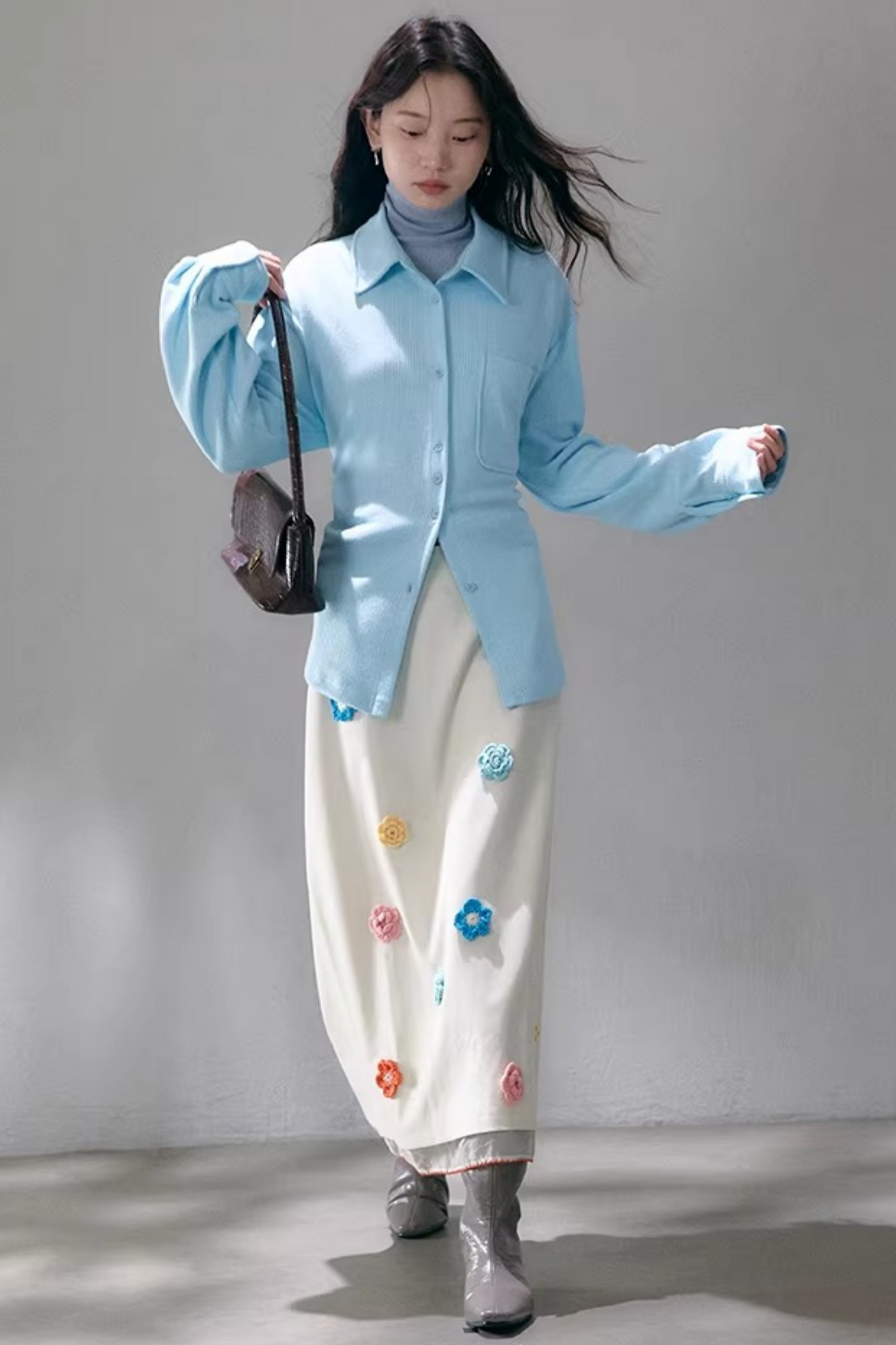 Dreidimensionaler Organza-Rock