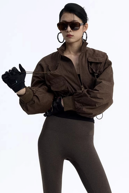Solid Color Flight Jacket