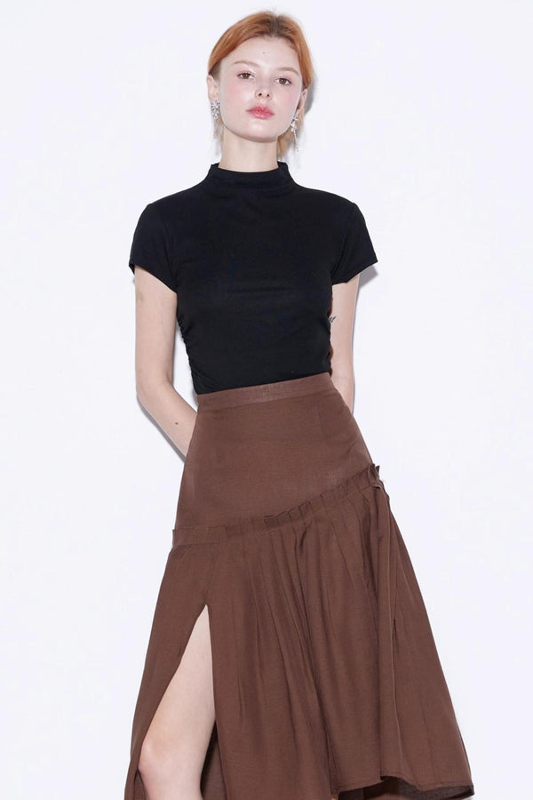 Fairy Touch High Neck Slim T-shirt