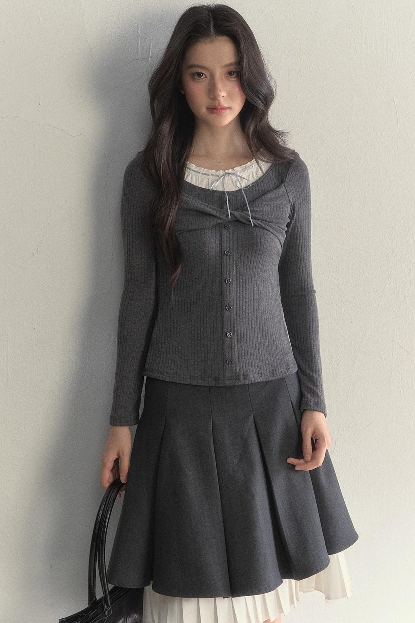 Bow Knot Knitted Top