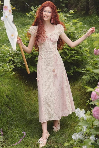 French Sweet Lace Dress