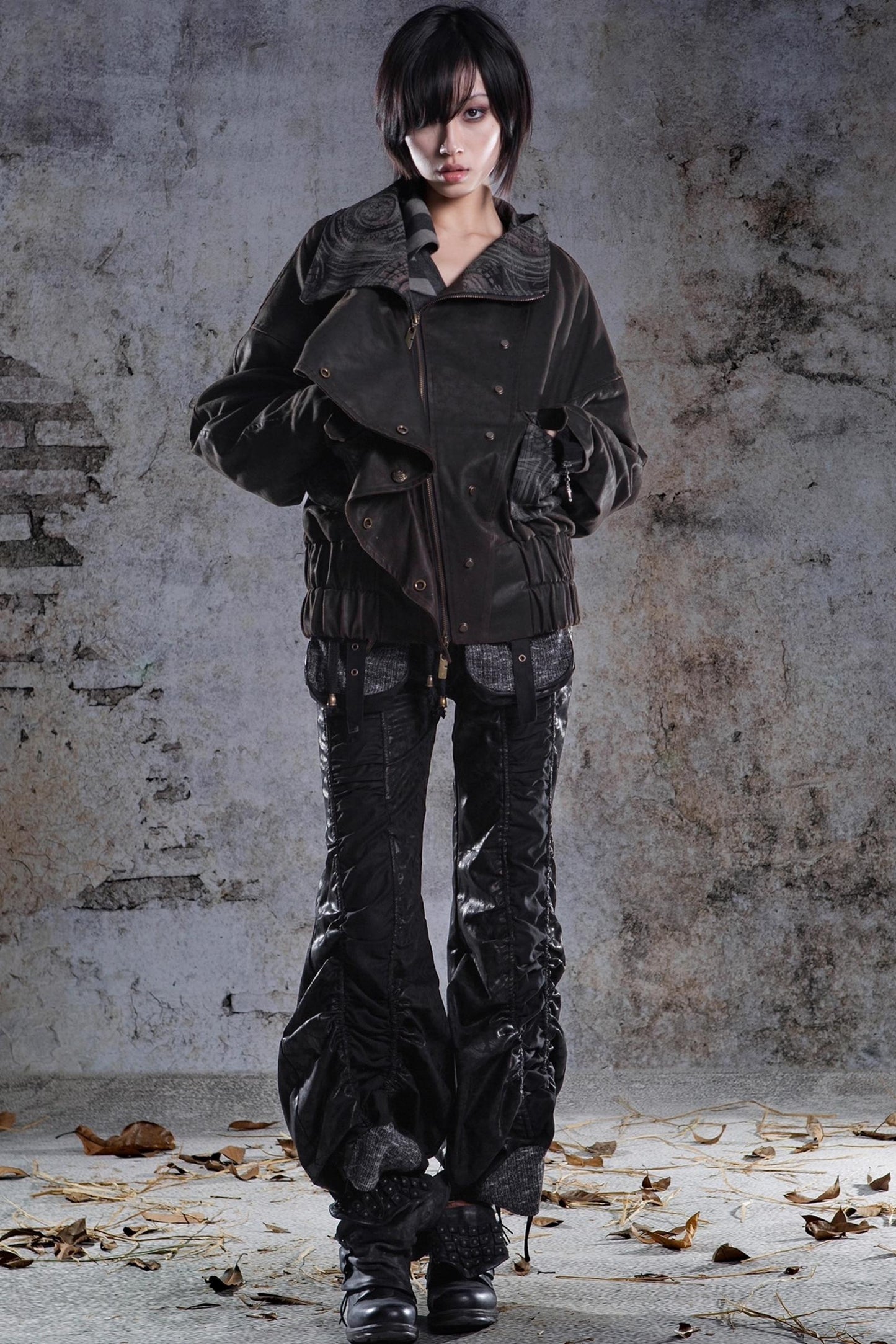 Original Retro Heavy Buckle Flight Jacket