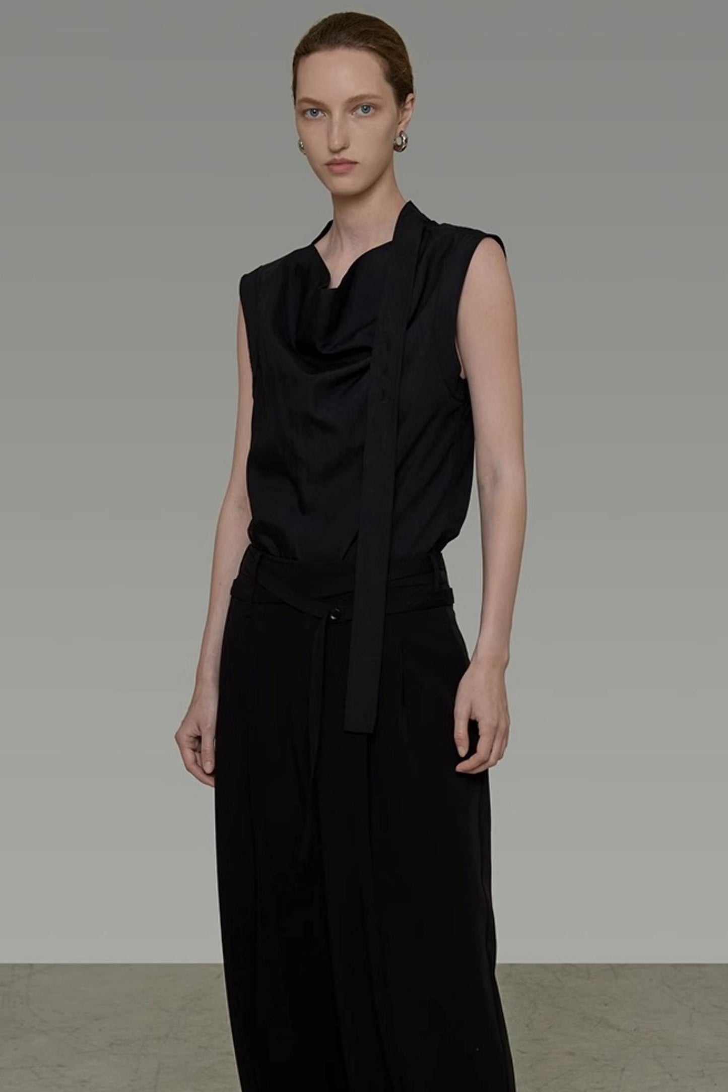 Summer Draped Flutter Top