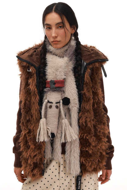 Mohair Wool Puppy Scarf