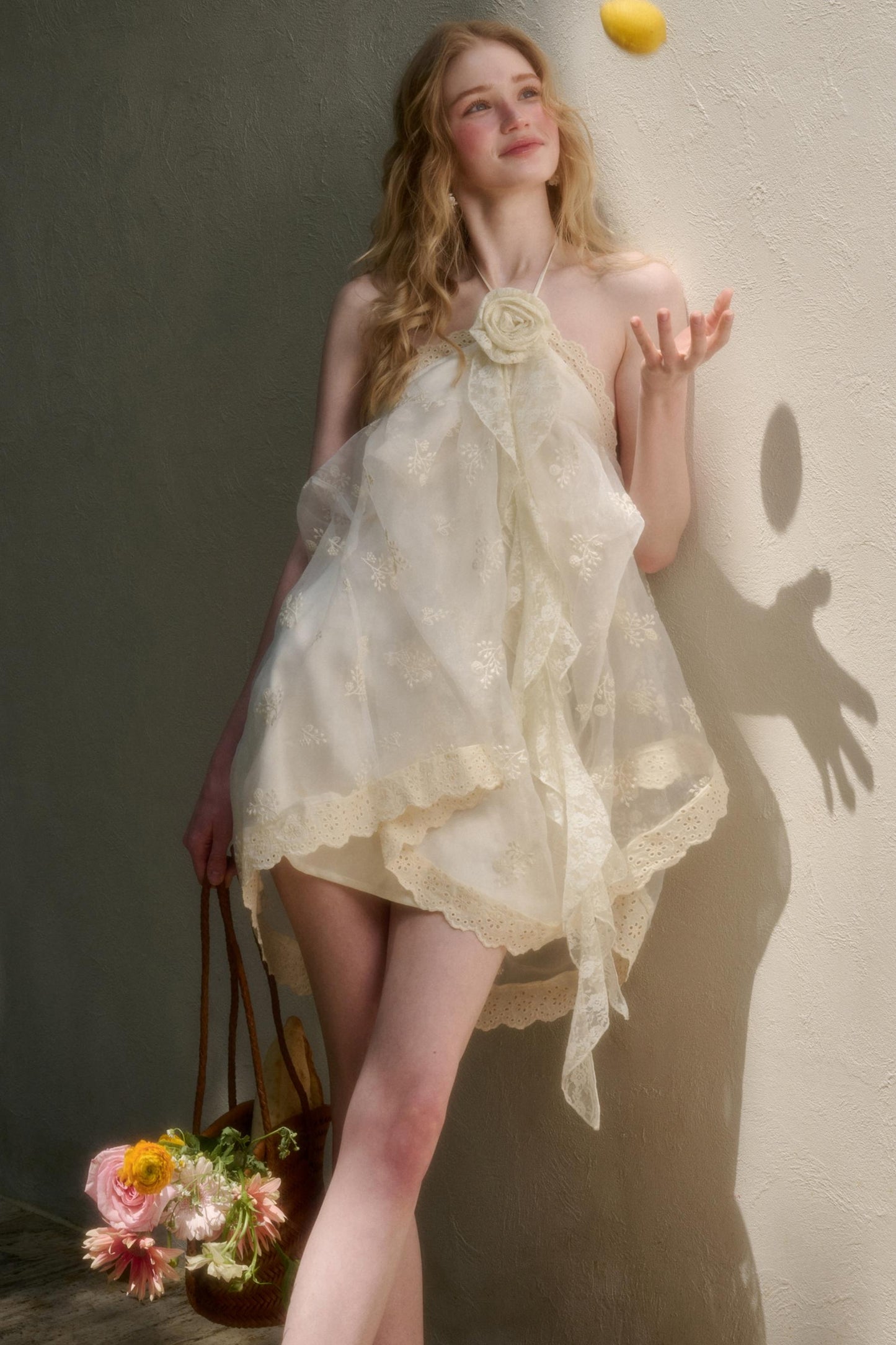 Breeze Halter Lace Dress