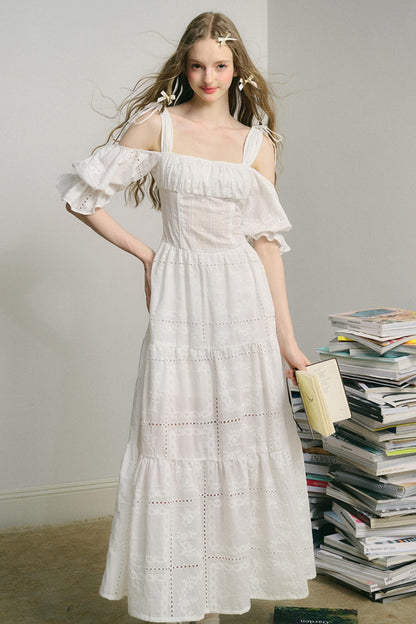 Delicate Embroidered Camisole Dress