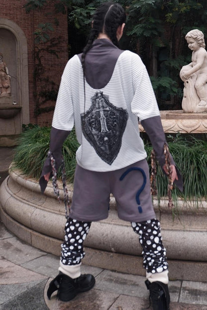 Multi-Tie Loose Long Sleeves Top