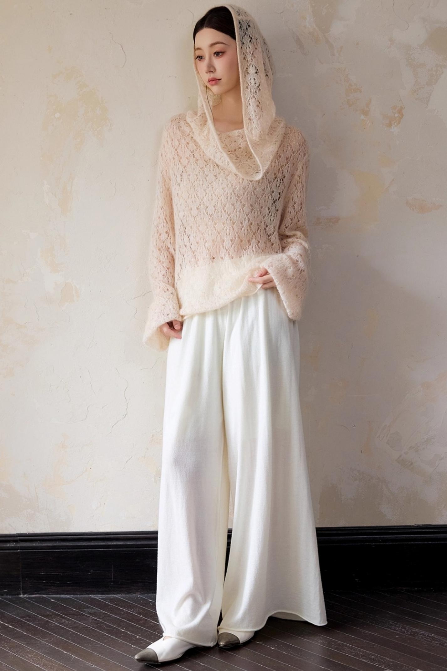 Casual Drape Wide-Leg Pants