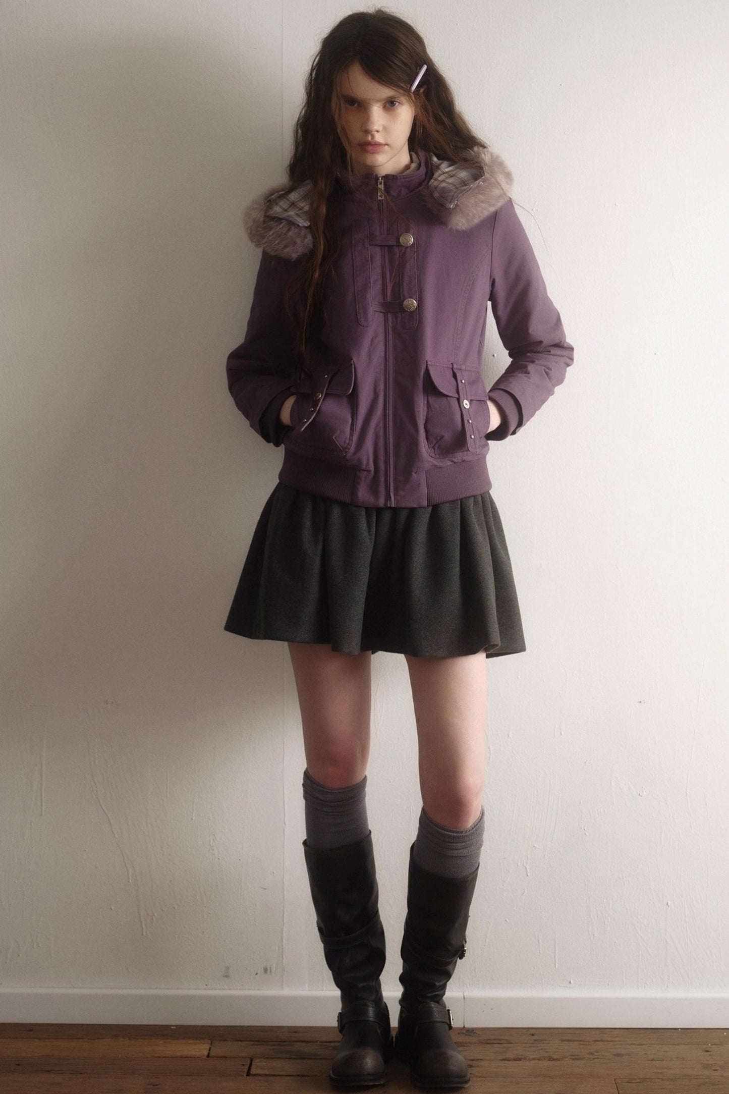 Purple Washed Vintage Jacket